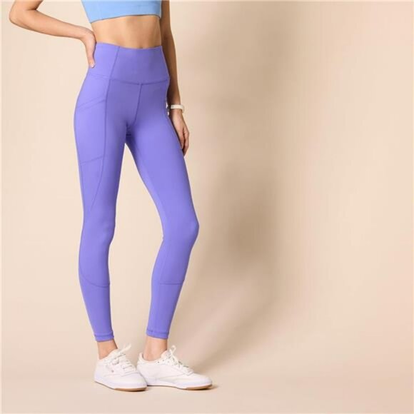 High Rise Sculpt Workout Leggings with Pockets Full Length Plus Size Activewear - Picture 2 of 8